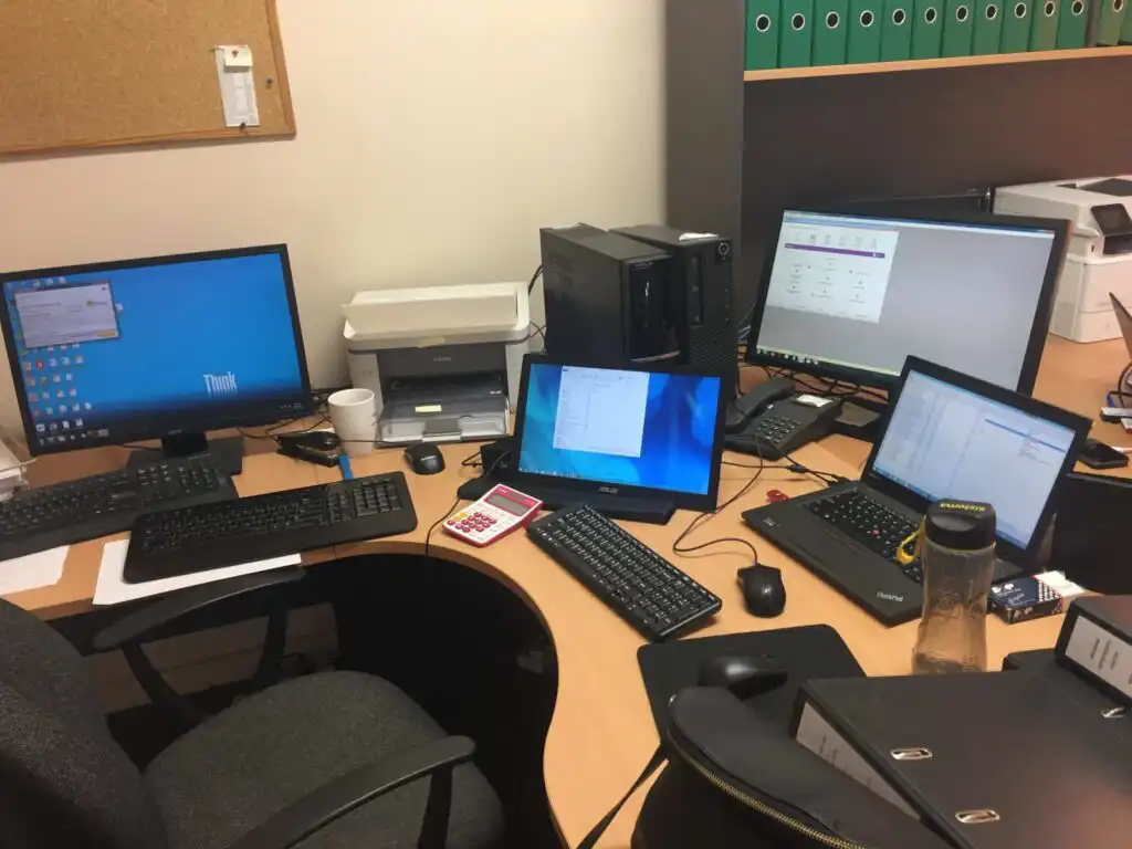 Multi-tasking onsite